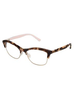 Ted Baker London B242 Eyeglasses Frames Retro Horn Rimmed Womens with Case